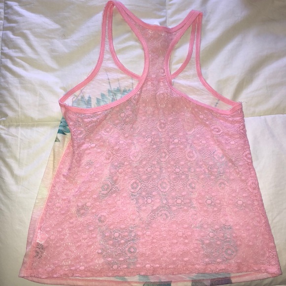 Aeropostale Flowered Tank Top - Picture 2 of 2